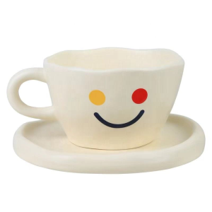 Wholesale Custom Ceramic Coffee Mug Cute Sublimation Design for Tea Sets