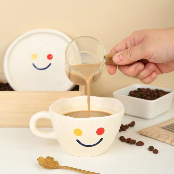 Wholesale Custom Ceramic Coffee Mug Cute Sublimation Design for Tea Sets