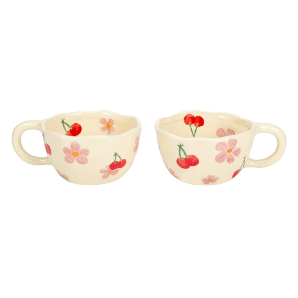 Ceramic Coffee Mug, Creative Cute Flower Cup, 8.5 oz/250 ml Beautiful Mug