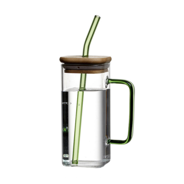 Borosilicate Glass Cup with Handle 330ML