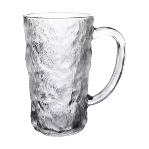 Glacier pattern with handle ins style high value cup frosted coffee beverage cup