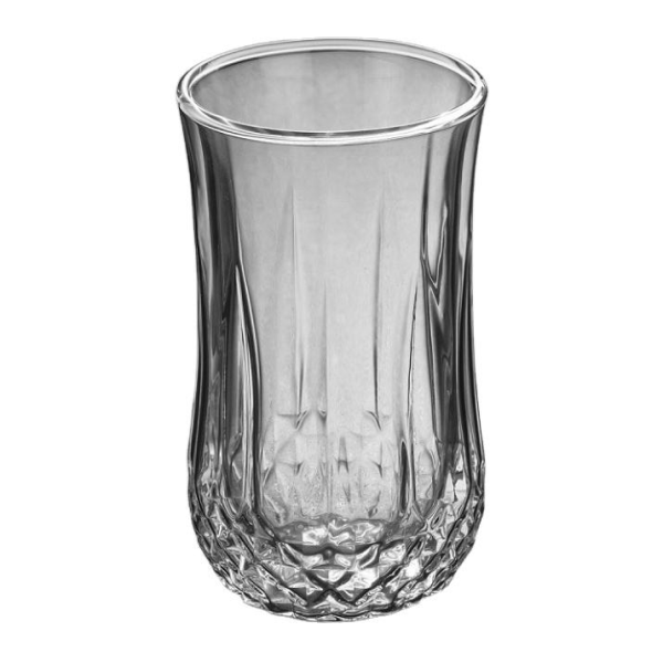 Wholesale 8oz Diamond Double Wall Glass Cup Espresso Whiskey Coffee Mug Tea Milk Cup