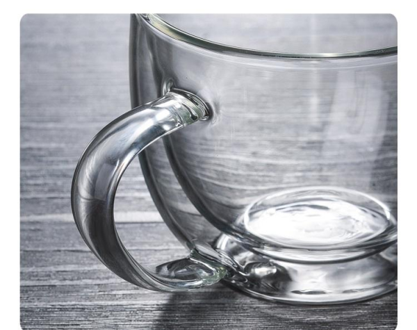 Wholesale 450ml Heat Resistant Double Wall Glass Juice Cup Borosilicate Glass Coffee Cup Tea Milk Cup