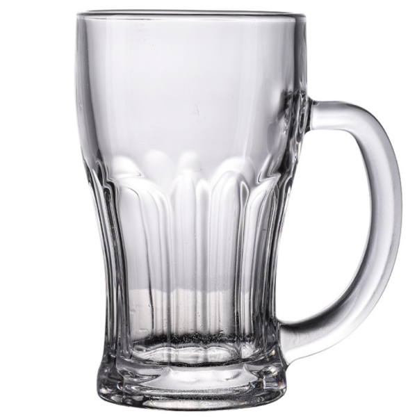 Wholesale 16oz Beer Glass Mug Beer Mug Glass Stein Tumbler with Handle