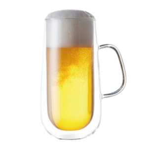 Wholesale 360ml Double Wall Glass Juice Cup Borosilicate Glass Coffee Mug Tea Milk Cup