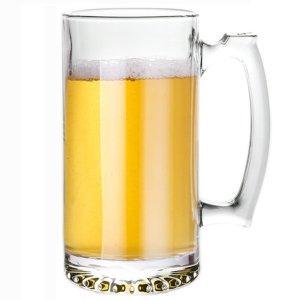 Wholesale 700ml 480ml Beer Glass Mug Beer Mug Glass Tumbler with Handle