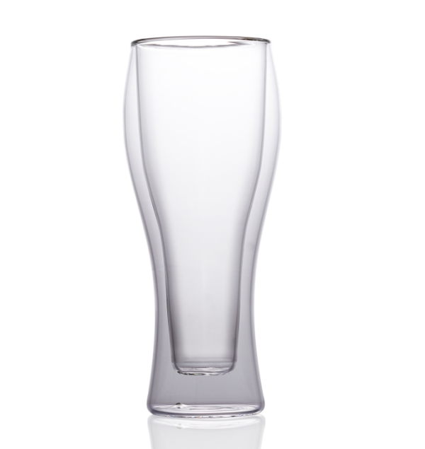 Wholesale 10oz Double Wall Glass Juice Cup Borosilicate Glass Coffee Cup Tea Cup