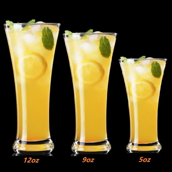 Hot Sale Glass Beer Juice Water martini Drinking Glass Tumbler Cup