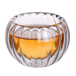 Wholesale 50ml Heat Resistant Borosilicate Tea Cup Double Wall Tea Coffee Glass Cup