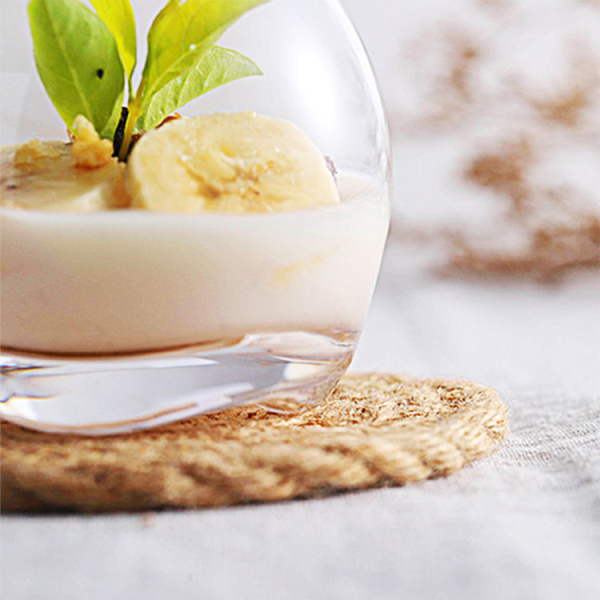 Restaurant Glassware Round Dessert Cup Glass Cute Mini Dessert Glasses