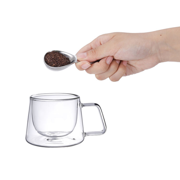 Best Selling Heat Resistant Double Walled Coffee Glass Mugs Double Wall clear Glass Coffee Cup
