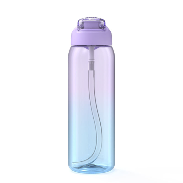 Bpa Free Plastic Clear Transparent Colored Plastic Drinking Bottle