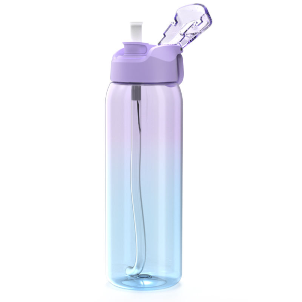 Bpa Free Plastic Clear Transparent Colored Plastic Drinking Bottle