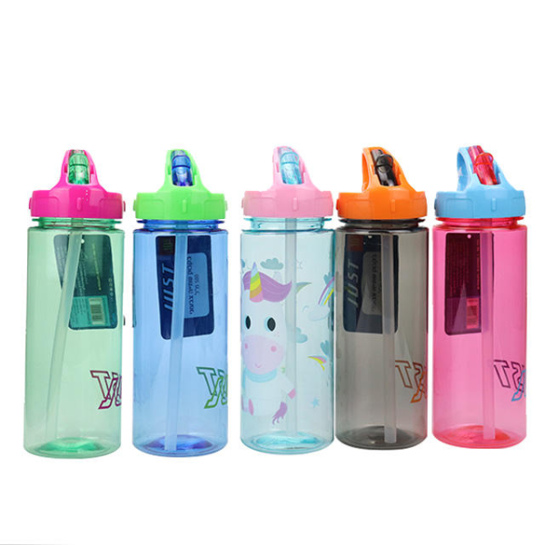Cute Funny Cartoon School Plastic Water Bottle Sport Eco Friendly Water Bottle Plastic for Kids