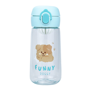 Custom Logo Free Sample Gift Plastic Water Bottle With Lid for Children