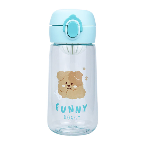 Custom Logo Free Sample Gift Plastic Water Bottle With Lid for Children