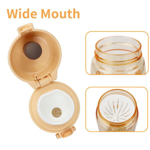 Custom Logo Free Sample Gift Plastic Water Bottle With Lid for Children