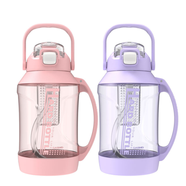Custom Sport Water Bottle With Straw Water Bottle Items Fitness Plastic Cup Portable Big Bottles