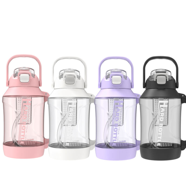 Custom Sport Water Bottle With Straw Water Bottle Items Fitness Plastic Cup Portable Big Bottles