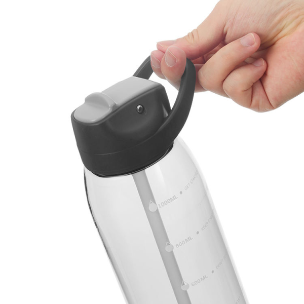 Leak Proof 40oz 1 Litre clear Tritan Plastic Water Coffee Drink Bottles