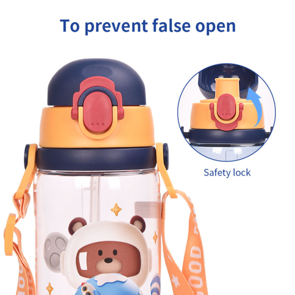 Leak Proof Girls Drink Bottle Classic Summer Student Cute Cartoon