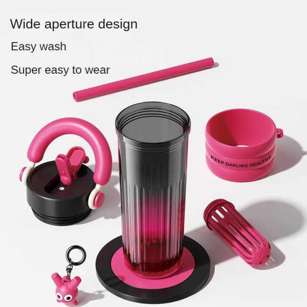 Wholesale Fashionable Leak-Proof Tritan Dual-Tone Water Bottles - 500ml,