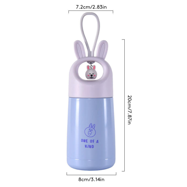 Custom 12oz Creative Cartoon Stainless Steel Cute Water Bottle