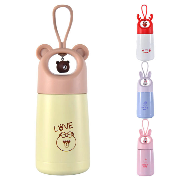 Custom 12oz Creative Cartoon Stainless Steel Cute Water Bottle