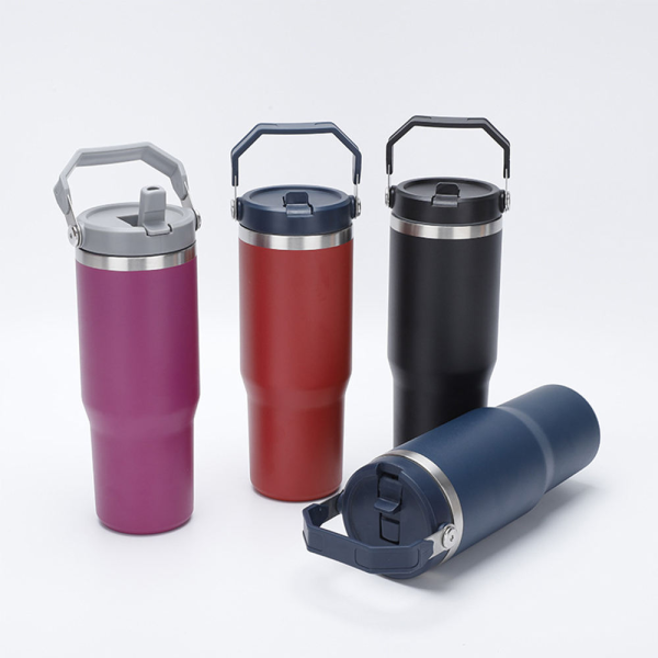 Portable UV Printing Powder Coated Coffee Tumbler Cup With Fancy New Design