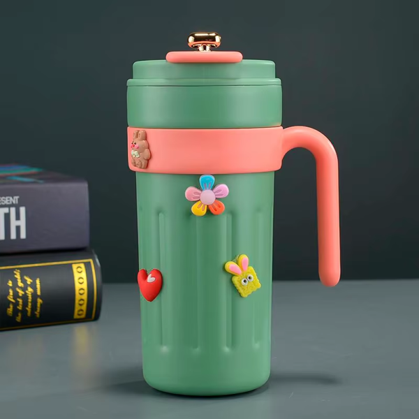 Smart LED Temperature Display Direct Drinking Water Bottle Stainless Steel Tumbler
