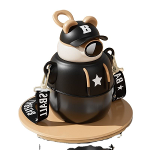 Hooded Bear High Quality Portable Stainless Steel Insulated Vacuum Bottle
