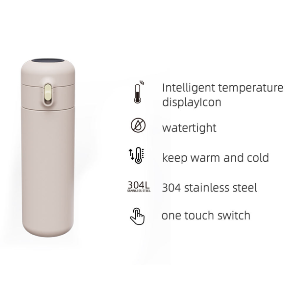450ml Digital Led Double Wall Stainless Steel Vacuum Insulated Thermos Flask