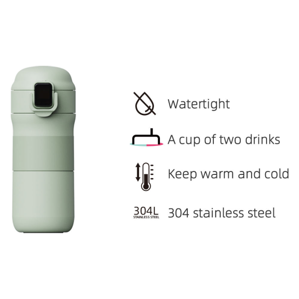 360ml Double Wall 304stainless Steel Outdoor Travel Vacuum Watertight Coffee Thermos Cup Mug