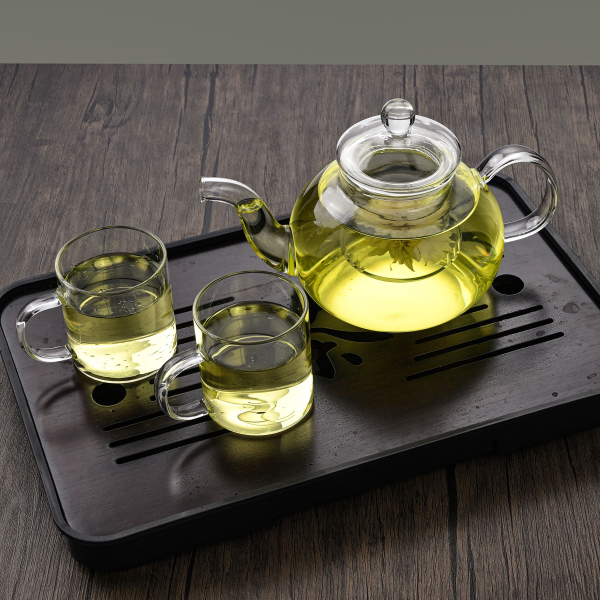 Wholesale Glass Teapot Set Cup Coffee Glass Cup Tea Set