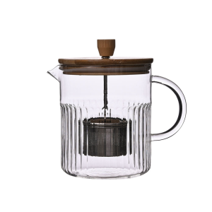 1200ml Personalized Tea Steeper Easy Simple Tea Brewing Glass Teapot with Strainer Filter Lid