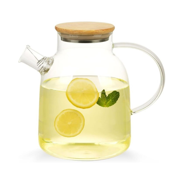 Hand Made Clear Glass Teapot Glass Pots Clear Teapots With Infuser Kettle Teapot