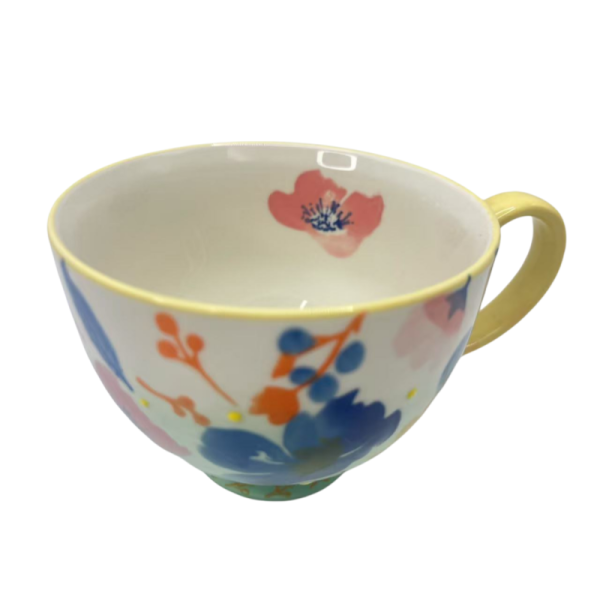 Under Glaze Color Handpainted Flower Ceramic Mugs Coffee Cups Tea Cup Set