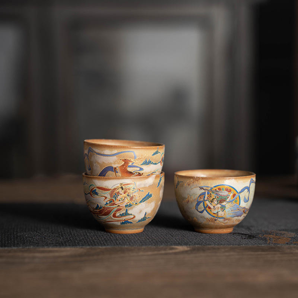 Retro Master Cup Tea Drinking Household Kung Fu Small Tea Bowl