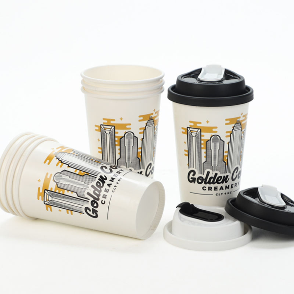 High Quality Disposable Paper Cups Single Wall Paper Cup Hot Beverage White Paper Cups