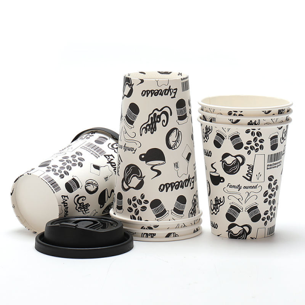 High Quality Disposable Paper Cups Single Wall Paper Cup Hot Beverage White Paper Cups
