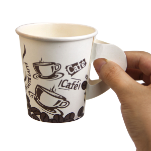 Disposable kraft paper hot and cold beverage cups custom coffee cups
