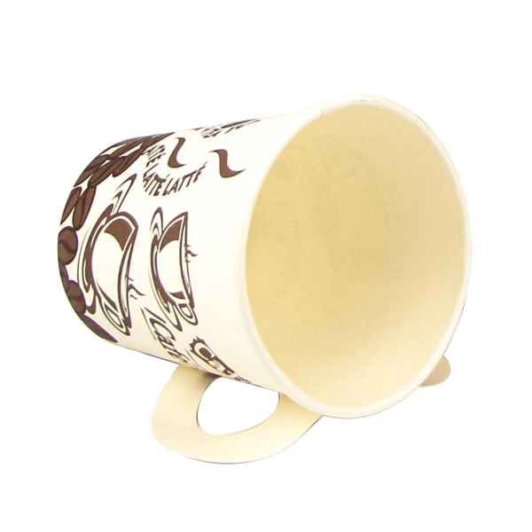Disposable kraft paper hot and cold beverage cups custom coffee cups