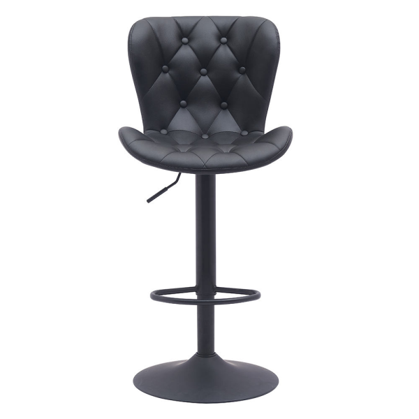 Hot Sale Counter Height Swivel Lift Adjustable White Leather High Bar Chairs
