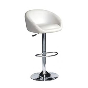 Bar Stool Modern Style Bar Chair Counter Height Leather Swivel White Bar Stool