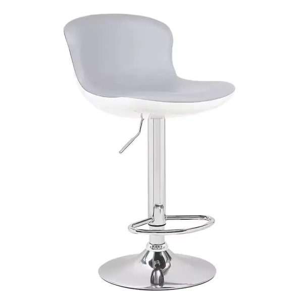Hot-Sale Black Pu Leather Swivel Bar High Chair Adjustable Lifting Leather Bar Chair for Bar Counter