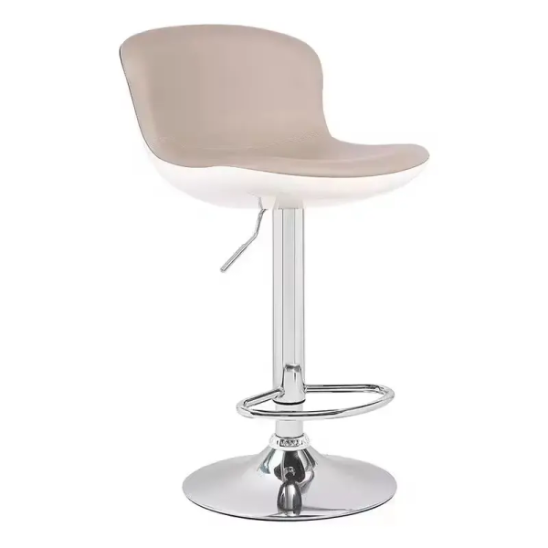 Hot-Sale Black Pu Leather Swivel Bar High Chair Adjustable Lifting Leather Bar Chair for Bar Counter