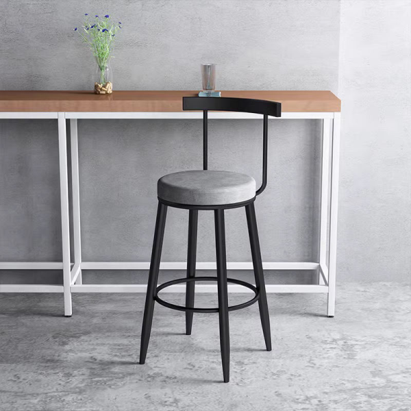Nordic bar Chair Simple Luxury Household Gold bar Stool High Chair bar Chair Backrest