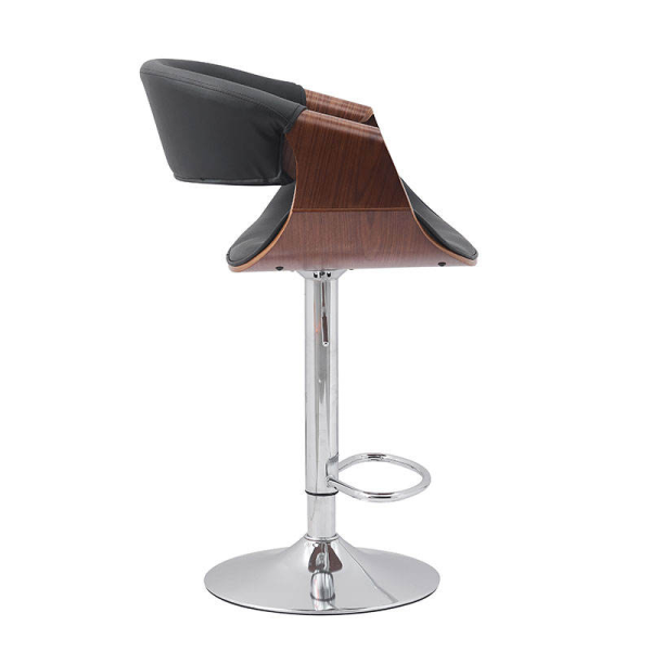 Round Metal Base 360 Degree Adjustable Swivel Stool Bar Chairs Bentwood Bar Counter Chair