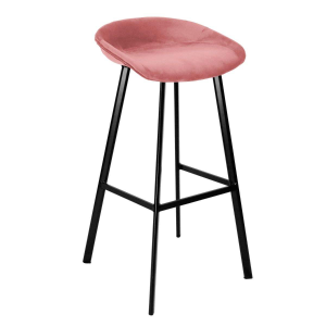 Modern Metal Fabric Bar Stools for Home Office Hotel Kitchen