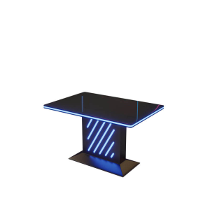 New design luminous bar furniture set custom leather sofa booths